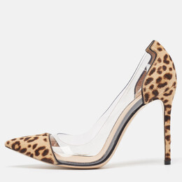 Gianvito Rossi: Бежевые туфли  Plexi