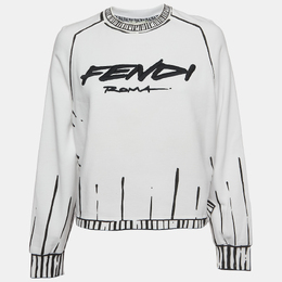 Fendi: Белый свитшот 