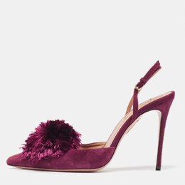 Aquazzura: Фиолетовые туфли 