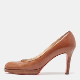 Christian Louboutin: Коричневые туфли 