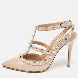 Valentino: Розовые туфли  Rockstud