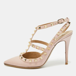 Valentino: Розовые туфли  Rockstud