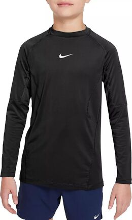 Nike: Рубашка  Dri FIT с длинным рукавом