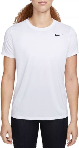 Nike: Белая футболка  Dri FIT