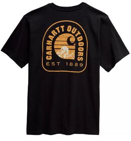 Carhartt: Чёрная футболка 