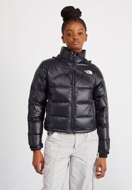 The North Face: Чёрный пуховик  Nuptse