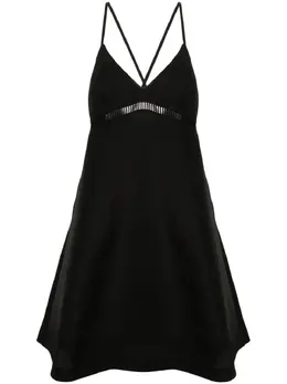 sacai: Расклешённое платье 