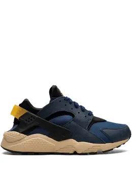 Nike: Чёрные кроссовки  Air Huarache