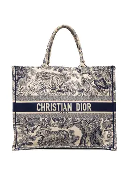 Christian Dior Pre-Owned: Синяя сумка-шоппер 