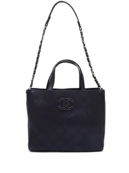 CHANEL Pre-Owned: Чёрная сумка 