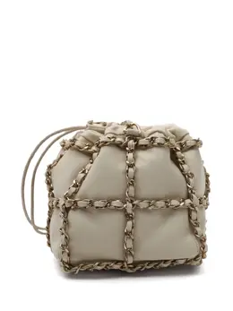 CHANEL Pre-Owned: Бежевая сумка 