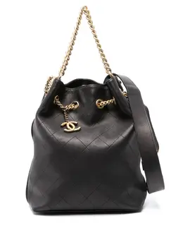 CHANEL Pre-Owned: Чёрная сумка 