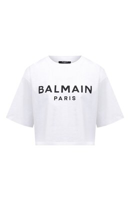 Balmain: Хлопковая футболка