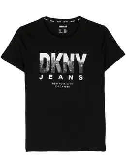 DKNY: Футболка с принтом 