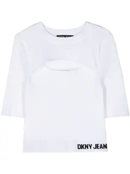 DKNY: Трикотажный топ 