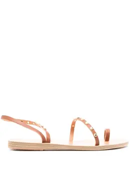 Ancient Greek Sandals: Коричневые сандалии  Eleftheria