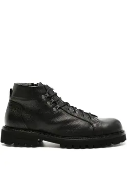 Casadei: Чёрные ботинки 