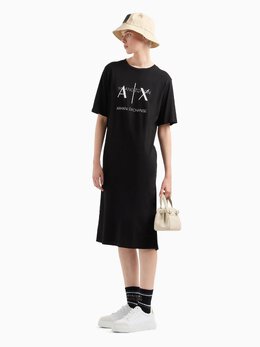 Armani Exchange: Платье миди 