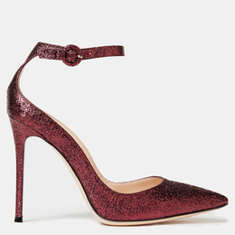 Gianvito Rossi: Бордовые туфли 