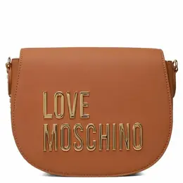 LOVE MOSCHINO: Коричневая сумка 