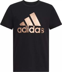 Adidas: Чёрная футболка 