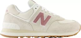 New Balance: Белые кроссовки  574