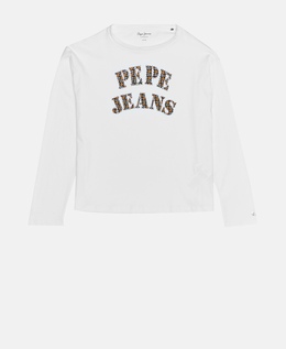 Pepe Jeans: Белый топ