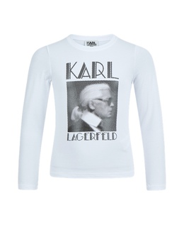 Karl Lagerfeld: Белый топ