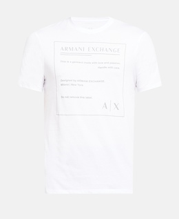 Armani Exchange: Белая футболка