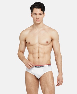 Moschino Underwear: Белые трусы