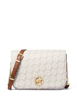 Michael Michael Kors: Белая сумка через плечо 