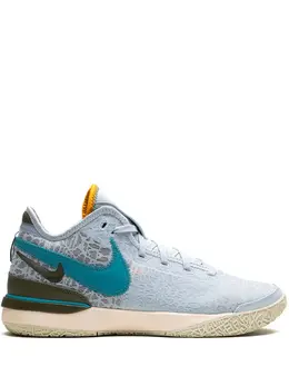 Nike: Голубые кроссовки 