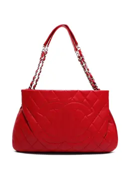 CHANEL Pre-Owned: Красная сумка-шоппер 