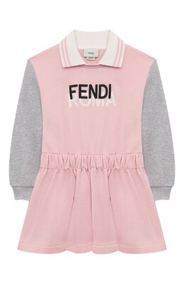 Fendi: Хлопковое платье 