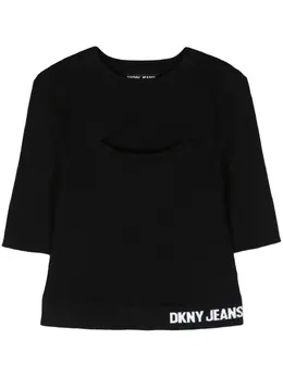 DKNY: Трикотажный топ 