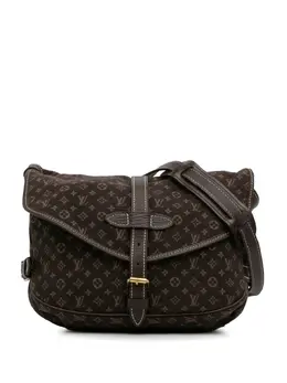 Louis Vuitton Pre-Owned: Коричневая сумка через плечо