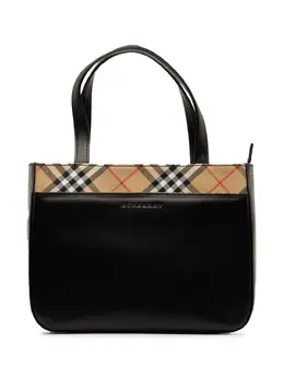 Burberry Pre-Owned: Чёрная сумка