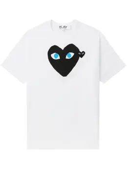 Comme Des Garçons Play: Хлопковая футболка Heart