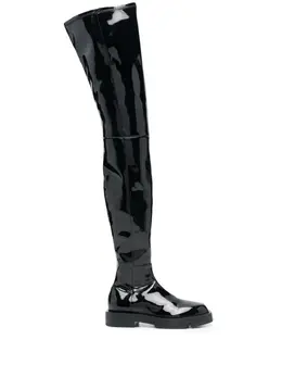 Givenchy: Чёрные сапоги  4G