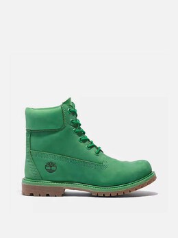 Timberland: Зелёные ботинки 