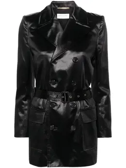 Saint Laurent: Чёрный жакет 