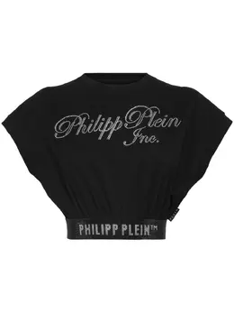 Philipp Plein: Футболка  Crystal со стразами