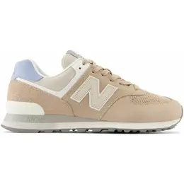 New Balance: Бежевые кроссовки 