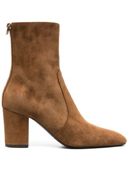 Saint Laurent: Коричневые ботинки 