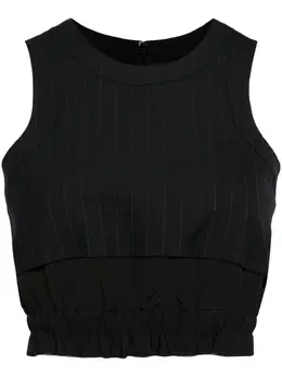 sacai: Топ без рукава 