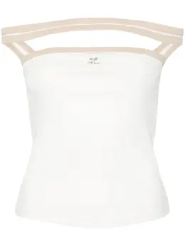 Courrèges: Топ без рукава 