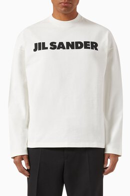 Jil Sander: Хлопковая футболка