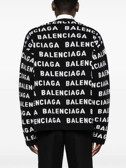 Balenciaga: Трикотажный кардиган 