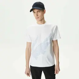 LACOSTE: Белая футболка 