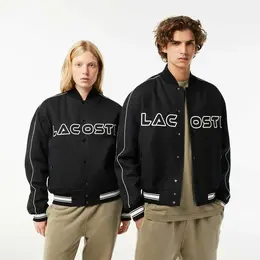 LACOSTE: Чёрная куртка 